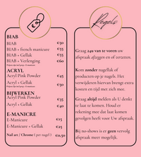 Prijzenlijst Nagelsalon Arnhem | The Glam Witch Nails – BIAB en Spirituele Behandelingen